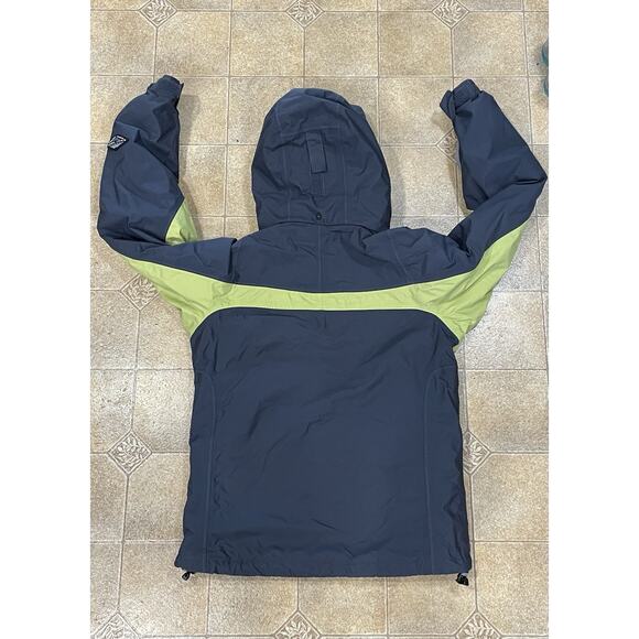 COLUMBIA SPORTSWEAR Waterproof Green/Gray Jacket With Hood Women's Size Small - Picture 4 of 15